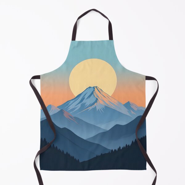 Item preview, Minimalist mountain landscape designed and sold by alambalam.
