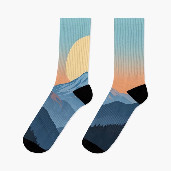 Item preview, Minimalist mountain landscape designed and sold by alambalam.