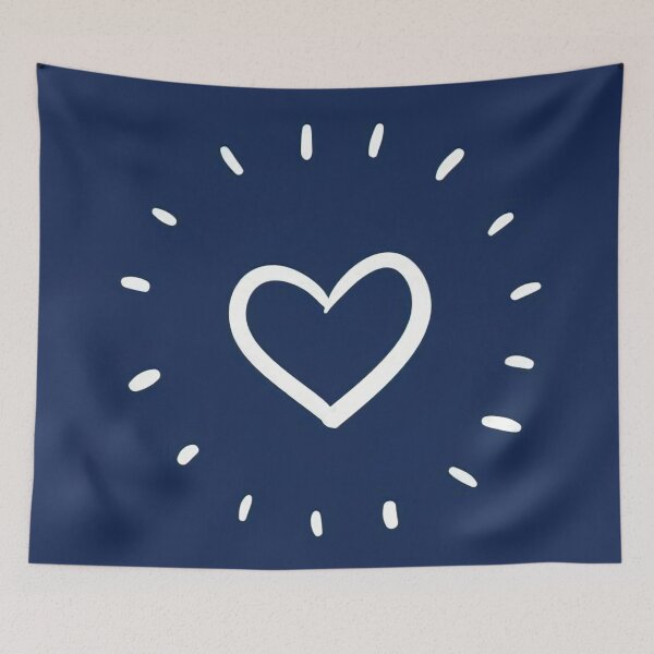 Item preview, Heart Symbol on Blue Background designed and sold by dizidroz.