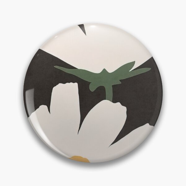 Item preview, Minimalist White Flowers on Black Background designed and sold by dizidroz.