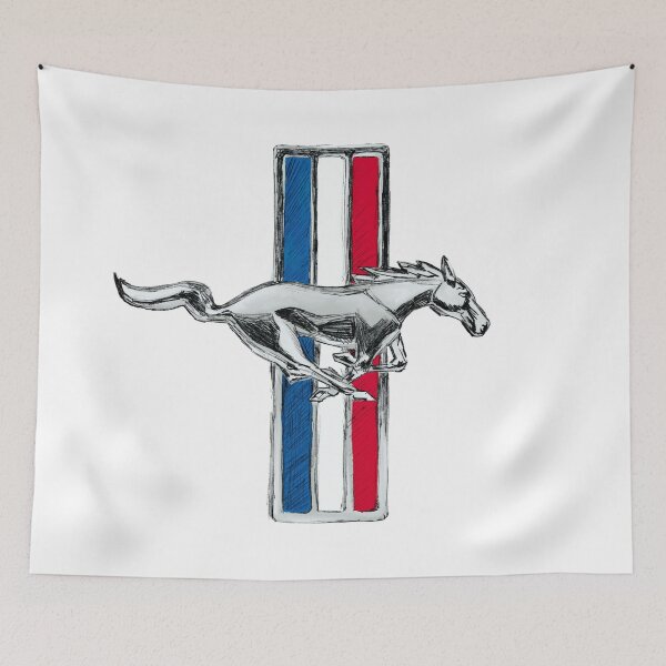 Item preview, Mustang Logo Illustration Pony designed and sold by suerussoart.