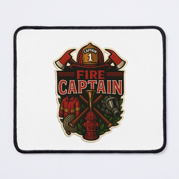 Item preview, Fire Captain Firefighter Design designed and sold by TeeCraftTeeCo.