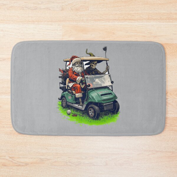Item preview, Witch and Santa Skeletons Golf Cart designed and sold by Zakrytos ★★★★★.