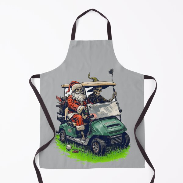 Item preview, Witch and Santa Skeletons Golf Cart designed and sold by Zakrytos ★★★★★.