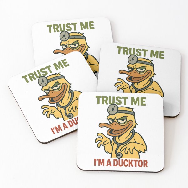 Item preview, Trust Me I’m a Sinister Ducktor Funny Doctor Pun Design designed and sold by TeeTimeTreasure.