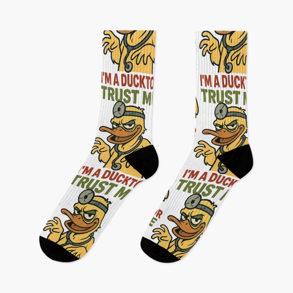 Item preview, Trust Me I’m a Sinister Ducktor Funny Doctor Pun Design designed and sold by TeeTimeTreasure.
