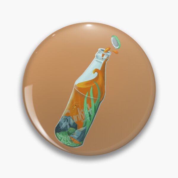 Item preview, Sunkist Shrimp Soda Bottle designed and sold by OpossumInACar.