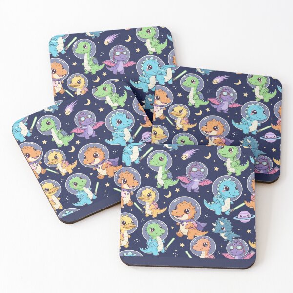 Item preview, baby Dinosaurs In Space kawaii style Pattern phone case designed and sold by TheHappyHaul.
