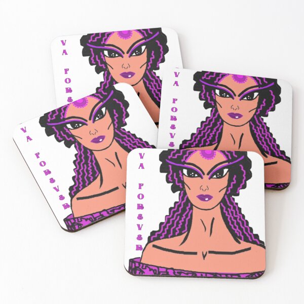 Item preview, Diva Forever – Bold Purple Goddess Portrait designed and sold by BulletKitty82.