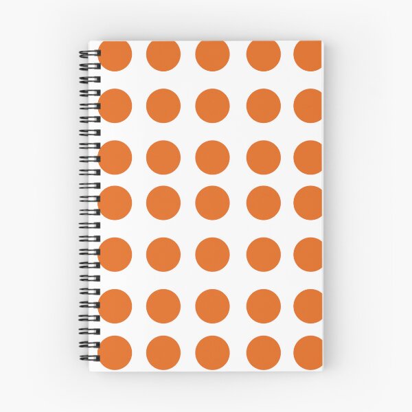 Item preview, Classic Orange Polka Dot on White Background – Timeless Circle Pattern Design designed and sold by Cultradesign.