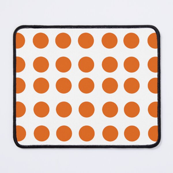 Item preview, Classic Orange Polka Dot on White Background – Timeless Circle Pattern Design designed and sold by Cultradesign.