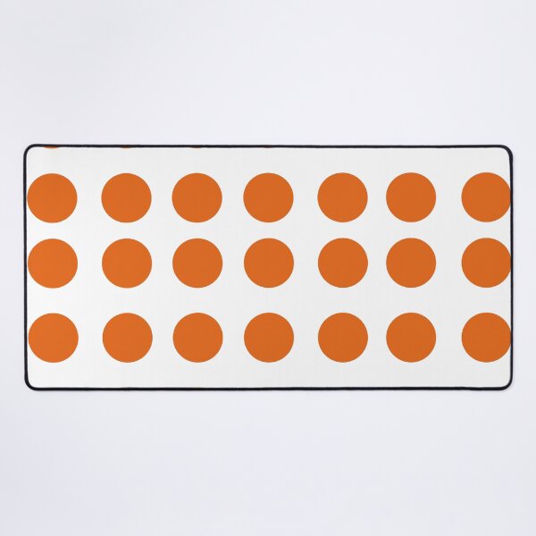 Item preview, Classic Orange Polka Dot on White Background – Timeless Circle Pattern Design designed and sold by Cultradesign.