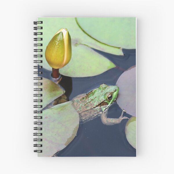 Item preview, Green Frog and Waterlily Bud designed and sold by Alice  Becky Kahn.