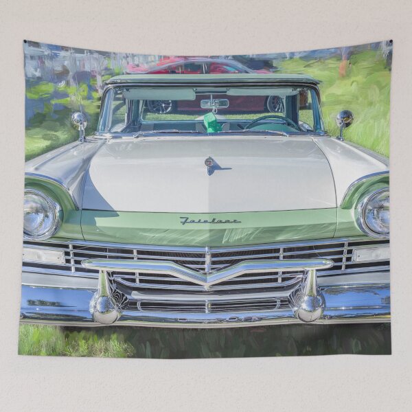 Item preview, 1957 Green & White Ford Fairlane Skyliner Convertible X134 designed and sold by RichFrancoCars.