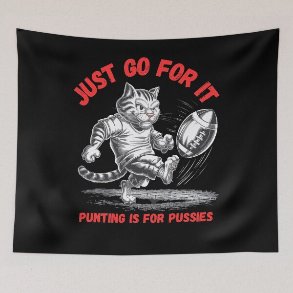 Item preview, Football...GO FOR IT...TAKE A RISK designed and sold by Snark Town Tees.