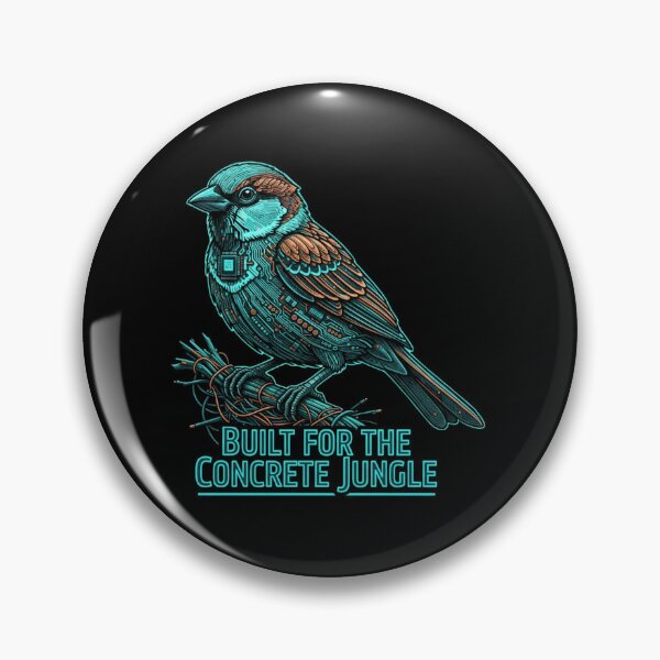 Item preview, Circuit Sparrow Tech Inspired Bird designed and sold by GenNextPrint.