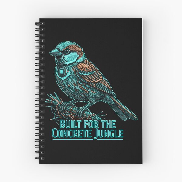 Item preview, Circuit Sparrow Tech Inspired Bird designed and sold by GenNextPrint.