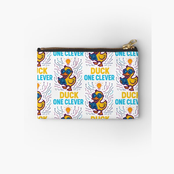 Item preview, One Clever Duck Funny Smart Reading Pun Design designed and sold by TeeTimeTreasure.