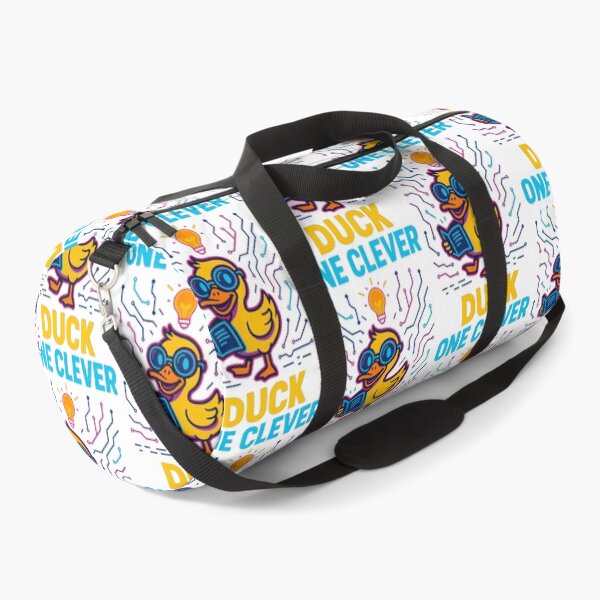 Item preview, One Clever Duck Funny Smart Reading Pun Design designed and sold by TeeTimeTreasure.
