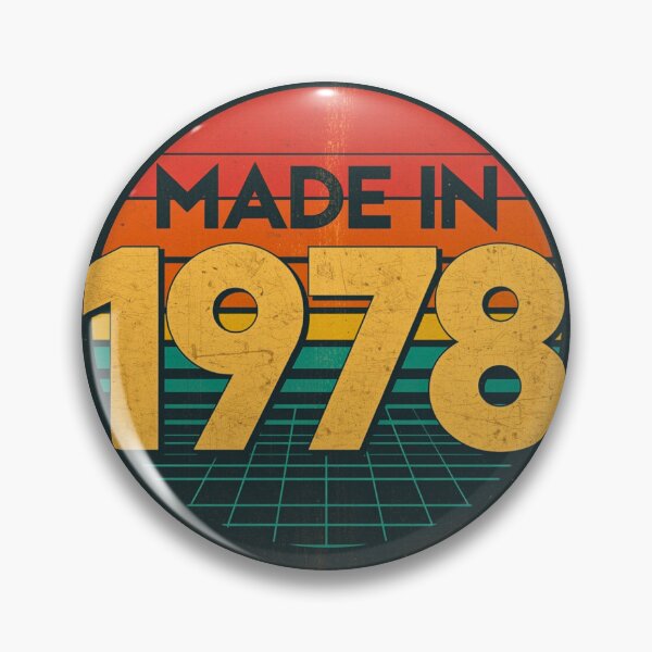 Item preview, Made in 1978 Retro Vintage Sunset Synthwave Design designed and sold by Pixelogia.
