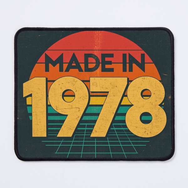 Item preview, Made in 1978 Retro Vintage Sunset Synthwave Design designed and sold by Pixelogia.