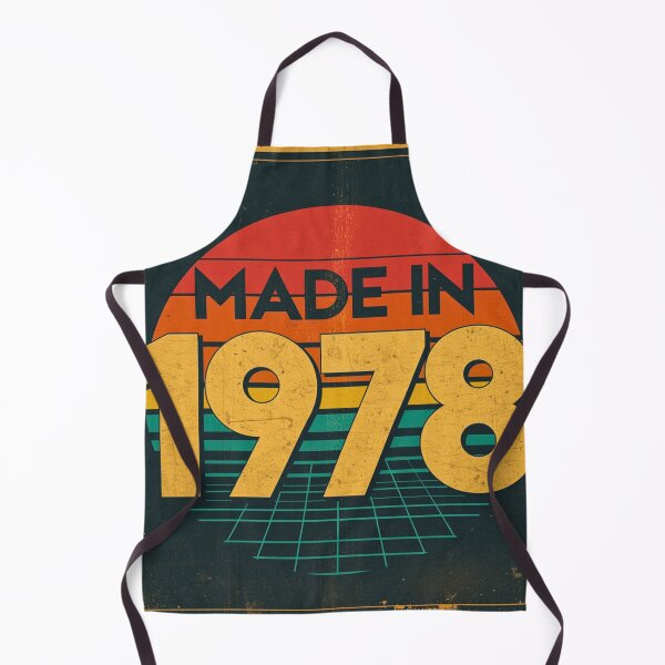 Item preview, Made in 1978 Retro Vintage Sunset Synthwave Design designed and sold by Pixelogia.