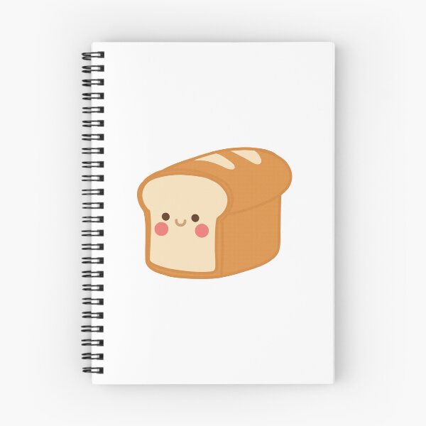Item preview, Kawaii Bread Loaf – Cute Smiling Bakery Food designed and sold by PinFlick.