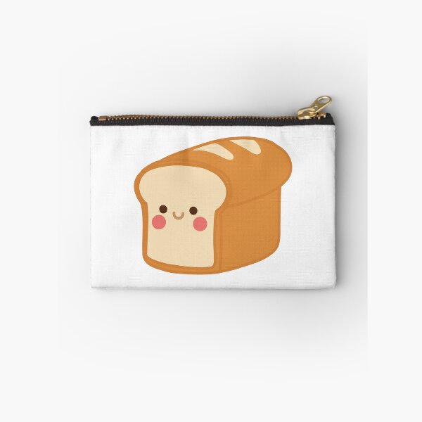 Item preview, Kawaii Bread Loaf – Cute Smiling Bakery Food designed and sold by PinFlick.