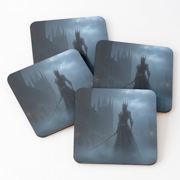 Item preview, Dark Gothic Knight – Shadowed Warrior in a Medieval Fantasy Realm designed and sold by Talevin.