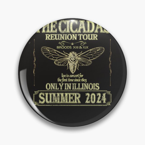 Item preview, Cicada-Concert-Tour-2024-Illinois-Cicada-Broods-(1) designed and sold by bernascrga.