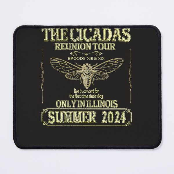 Item preview, Cicada-Concert-Tour-2024-Illinois-Cicada-Broods-(1) designed and sold by bernascrga.