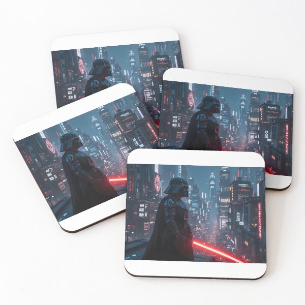 Item preview, The Dark Side Darth Vader Lightsaber Art Citynight designed and sold by ART ATTACK ZONE.