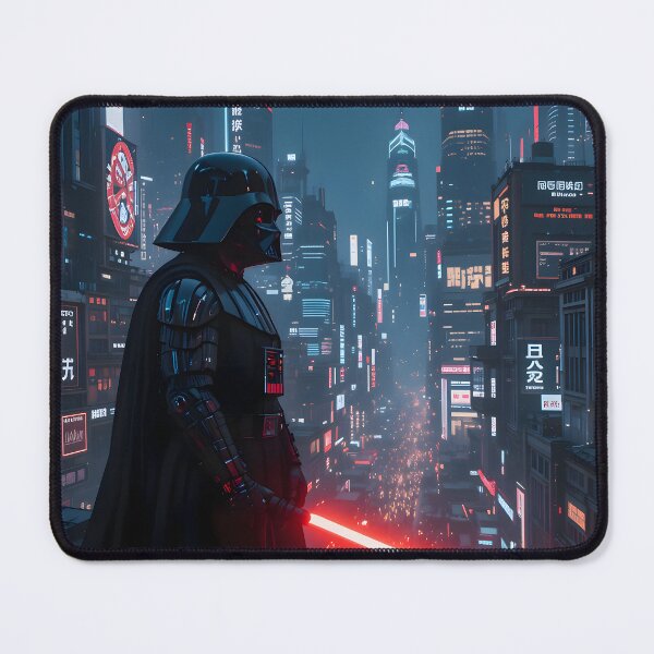 Item preview, The Dark Side Darth Vader Lightsaber Art Citynight designed and sold by ART ATTACK ZONE.