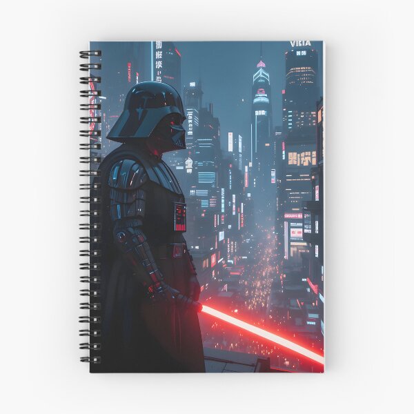 Item preview, The Dark Side Darth Vader Lightsaber Art Citynight designed and sold by ART ATTACK ZONE.