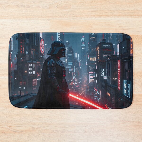 Item preview, The Dark Side Darth Vader Lightsaber Art Citynight designed and sold by ART ATTACK ZONE.