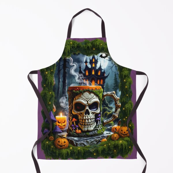 Item preview, 森の髑髏杯:苔むしたハロウィンの醸造 designed and sold by CamillaCreation.
