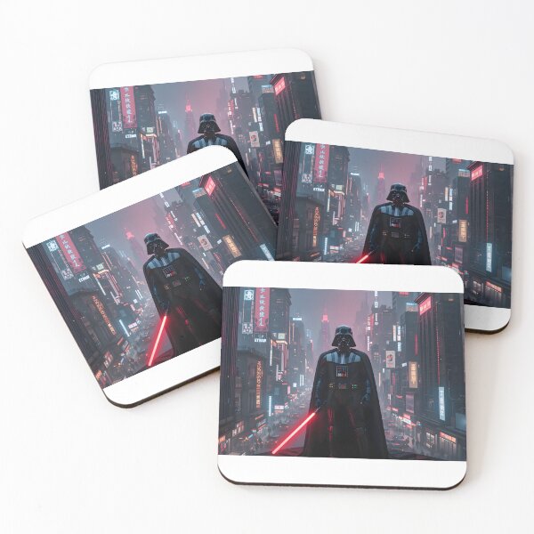 Item preview, The Dark Side Darth Vader Lightsaber Art Nightcity designed and sold by ART ATTACK ZONE.