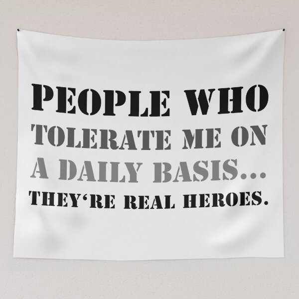 Item preview, People who tolerate me... designed and sold by yellowmadcat.