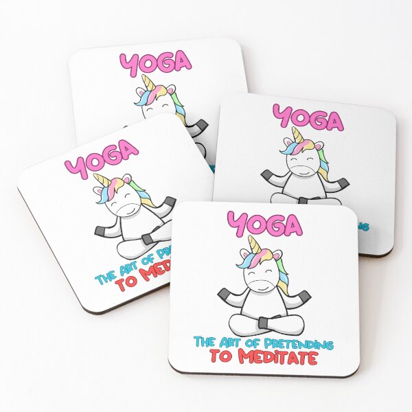 Item preview, Yoga: The Art of Pretending to Meditate – Funny Design designed and sold by CleanDecor.