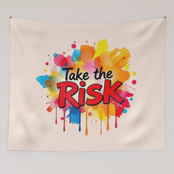 Item preview, Take the Risk Motivational Quote designed and sold by NewAspect.