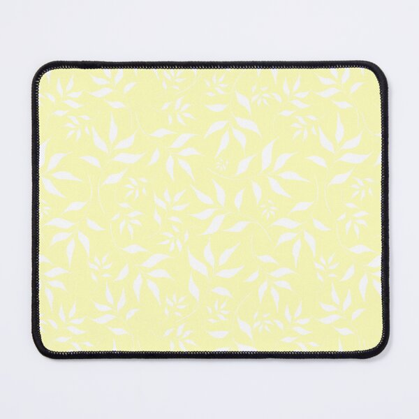 Item preview, Pastel Yellow Dancing Leaves Pattern Botanical Spring Calm Minimal designed and sold by Designs by christel_treiber.