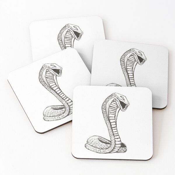Item preview, Cobra - Ford Mustang Cobra Graphic hand drawn illustration designed and sold by suerussoart.