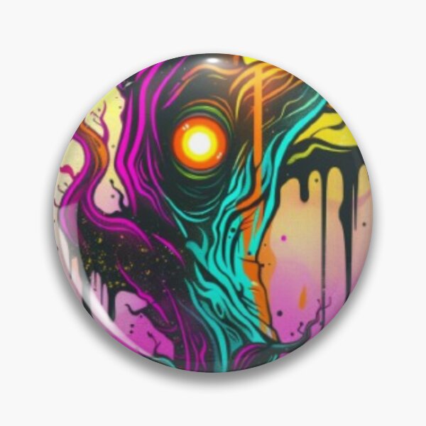 Artikelvorschau, Spukender Neonbaum – Halloween-Graffiti-Kunst entworfen und verkauft von AlexLineArt.