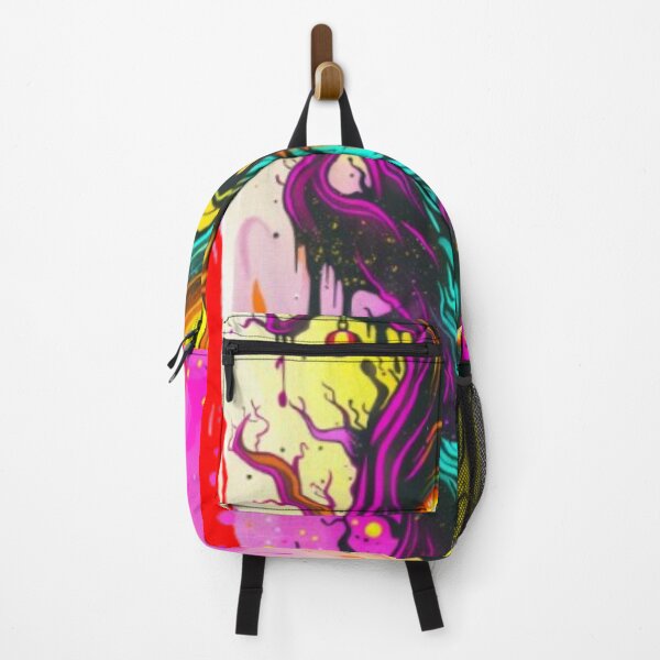 Item preview, Haunted Neon Tree – Halloween Graffiti Art designed and sold by AlexLineArt.