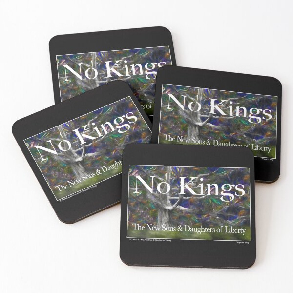 Item preview, NO KINGS New Sons and Daughters of Liberty Poster designed and sold by Wayne King.