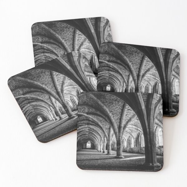 Item preview, Fountains Abbey Cloisters, Black and white designed and sold by CEastwoodPhotos.