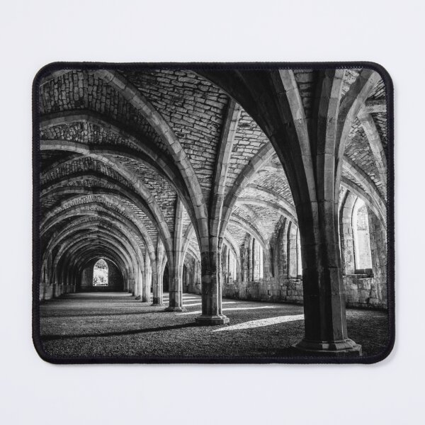 Item preview, Fountains Abbey Cloisters, Black and white designed and sold by CEastwoodPhotos.