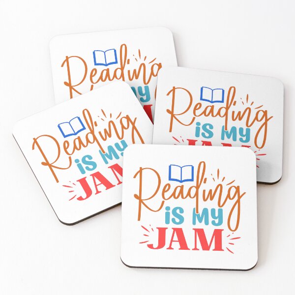Item preview, Reading Is My Jam Book Lovers Quote designed and sold by CleanDecor.