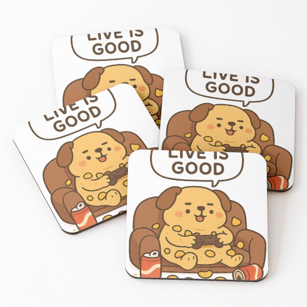Item preview, Couch Potato Gamer Dog designed and sold by Minato_Monarch.