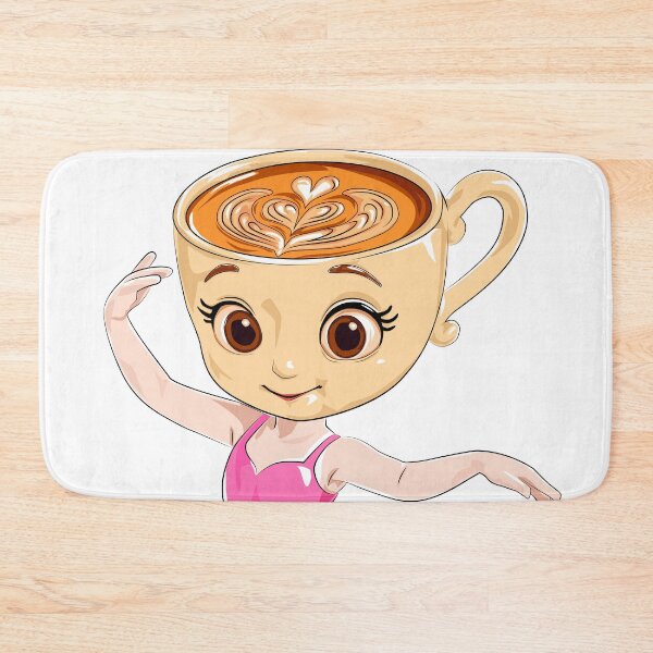 Item preview, Ballet Dancer Coffee Head Vector Illustration Art Design designed and sold by jayson salvador.